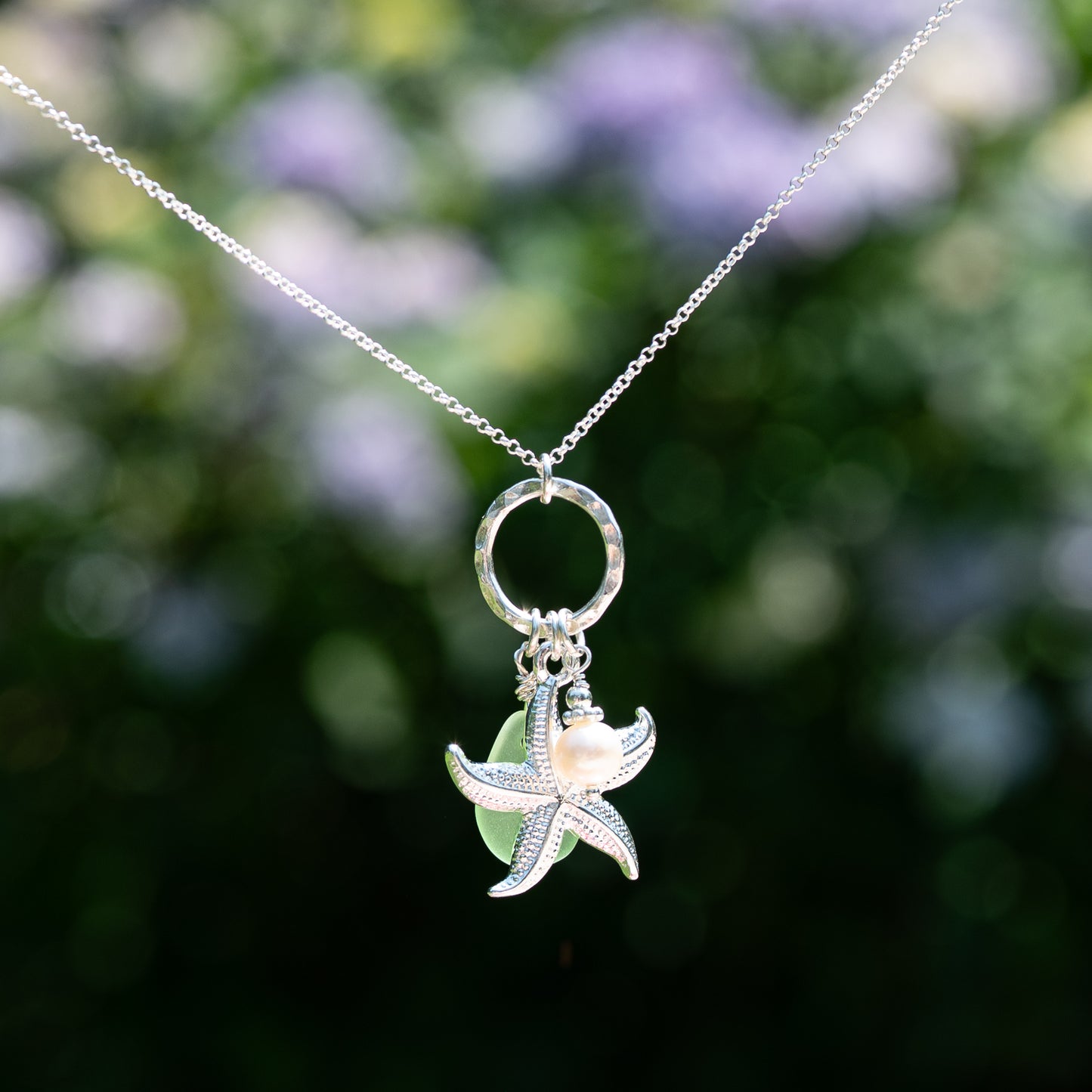 Sterling Silver Starfish Necklace