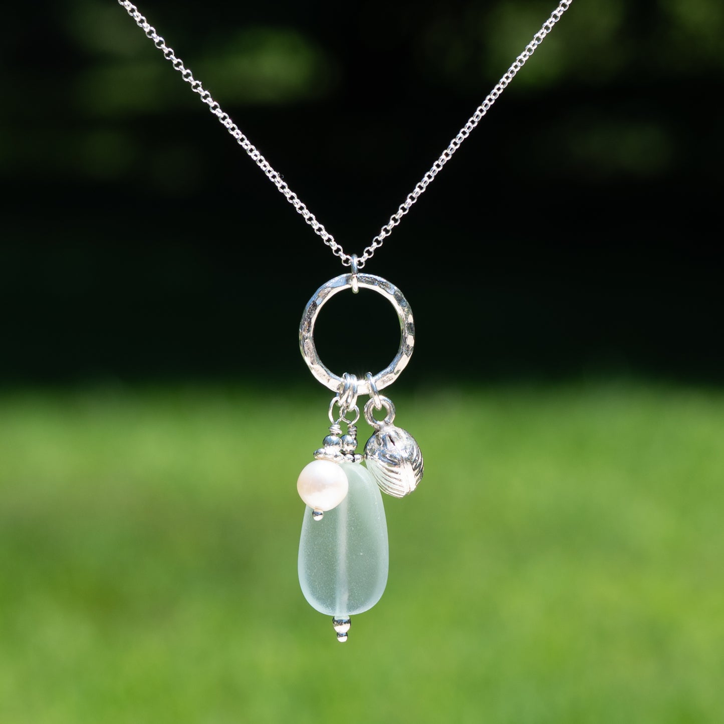 Sterling Silver Seashell Necklace