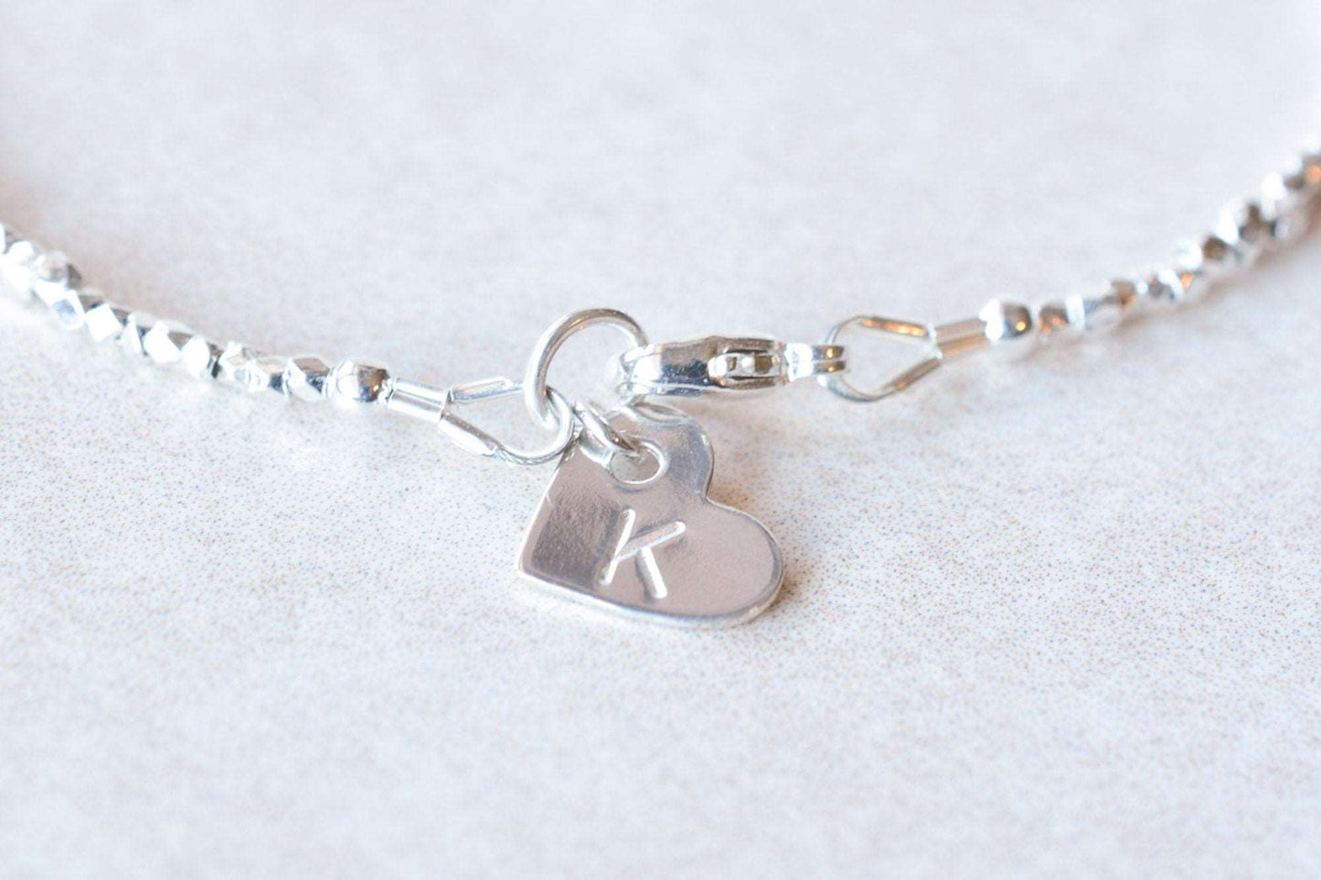 Herkimer Diamond Bracelet: Delicate Rose Gold Vermeil with April Birthstone