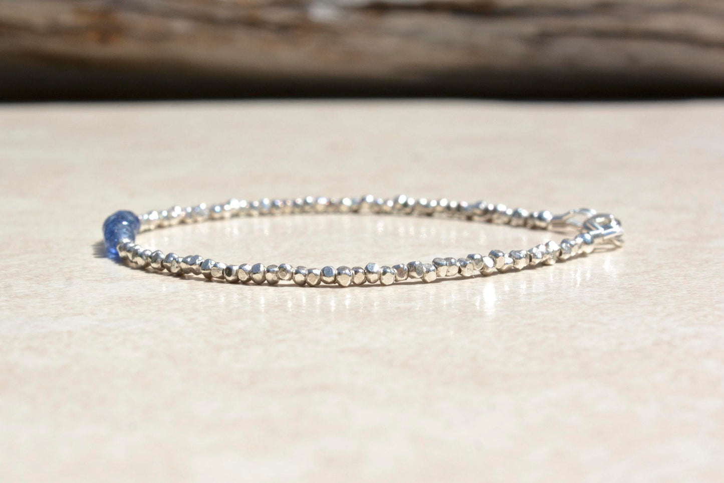 Blue Sapphire September Birthstone Bracelet