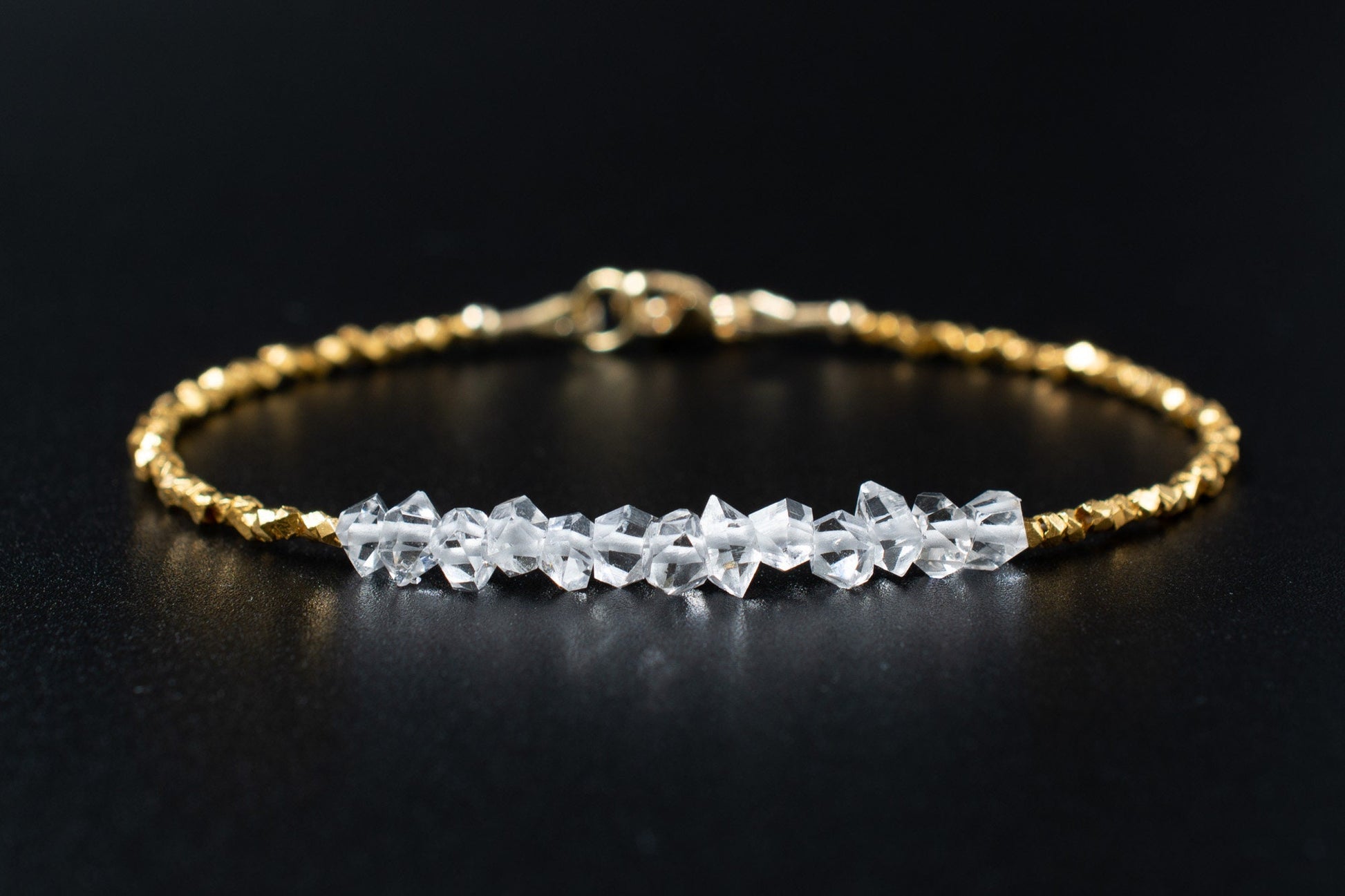 Herkimer Diamond Gemstone Bracelet