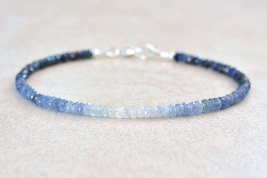 Ombre - Shaded Sapphire Bracelet | September's Birthstone