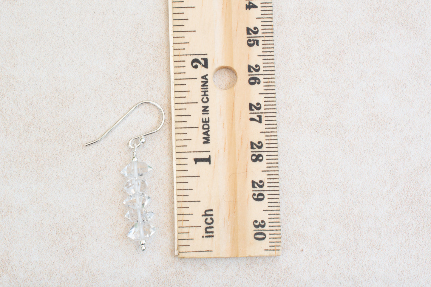 Herkimer Diamond &amp; Sterling Silver Earrings