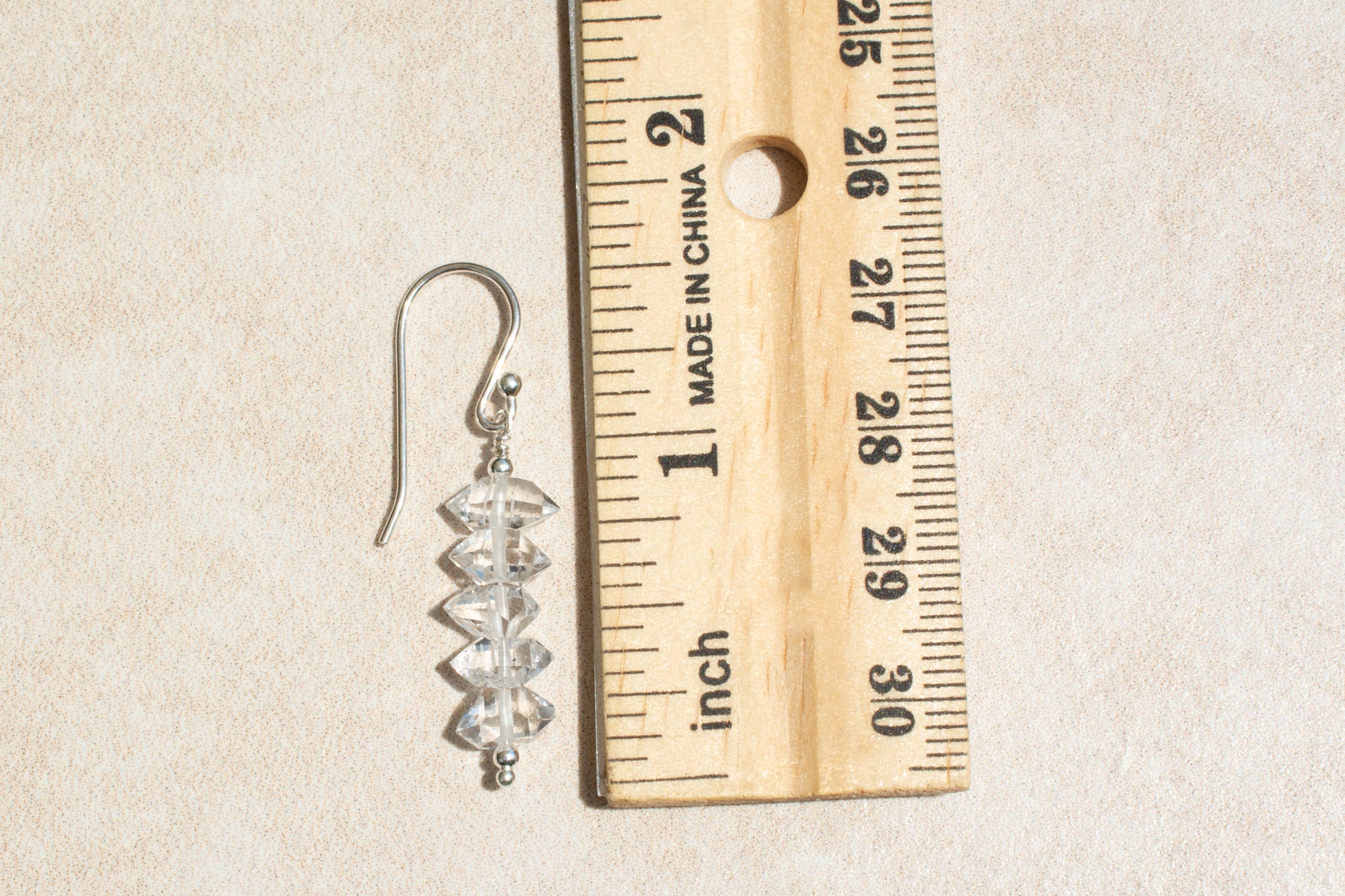 Herkimer Diamond &amp; Sterling Silver Earrings