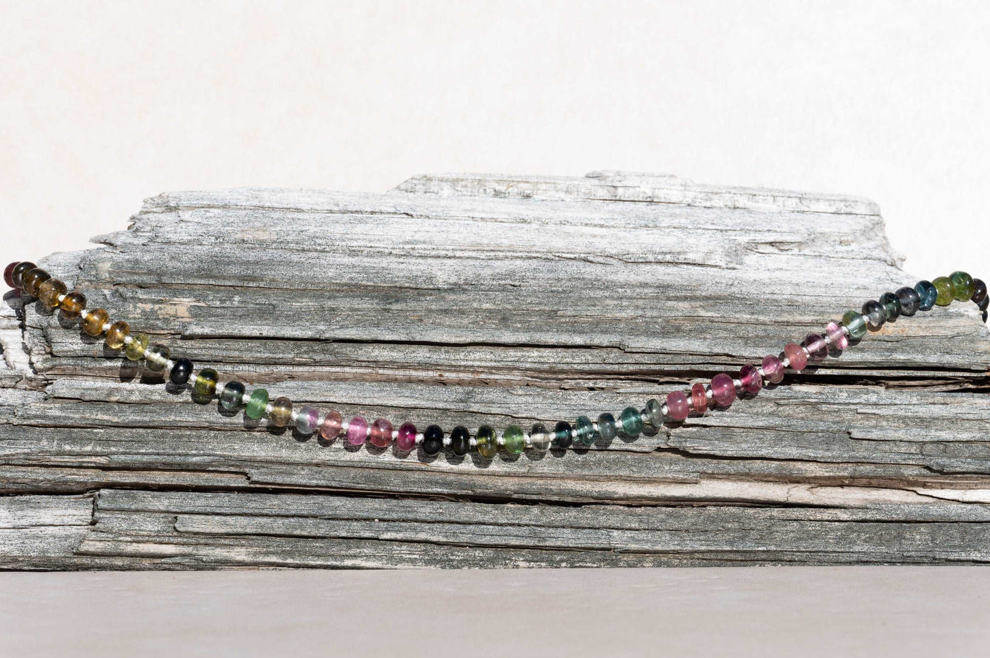 Hand Knotted Tourmaline Gemstone Necklace