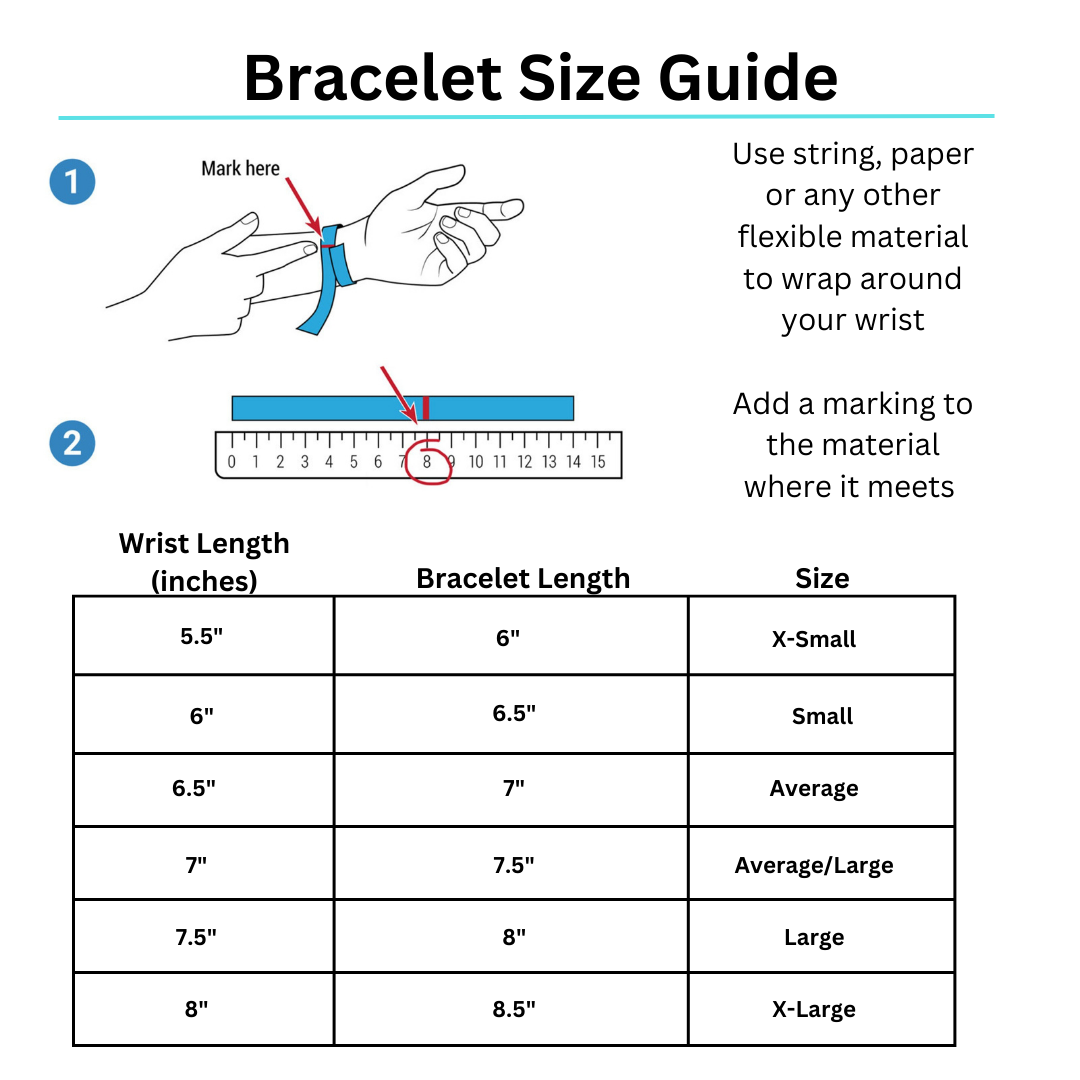 Bracelet Size Guide