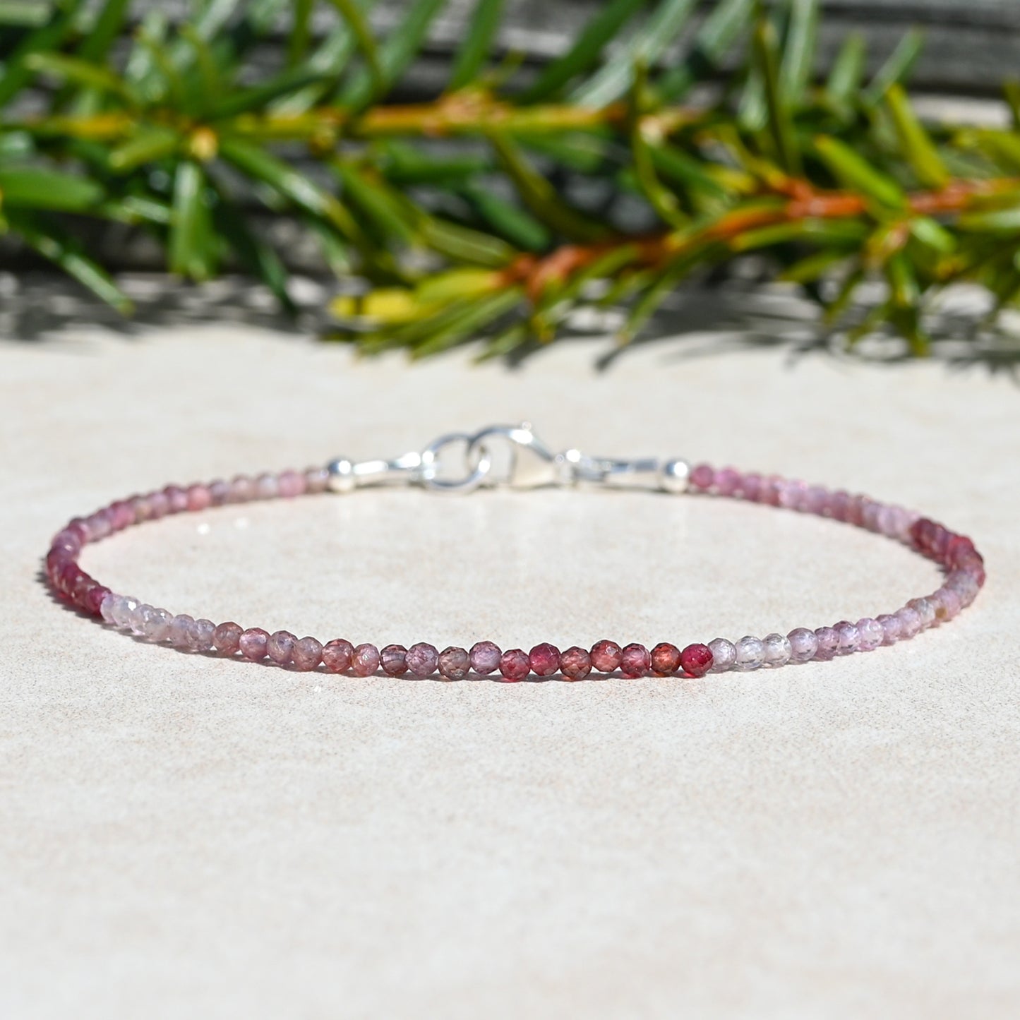 Rose Gold Rave Bracelet Stack | Set of 4 Bracelets with Gemstones and Rose Gold