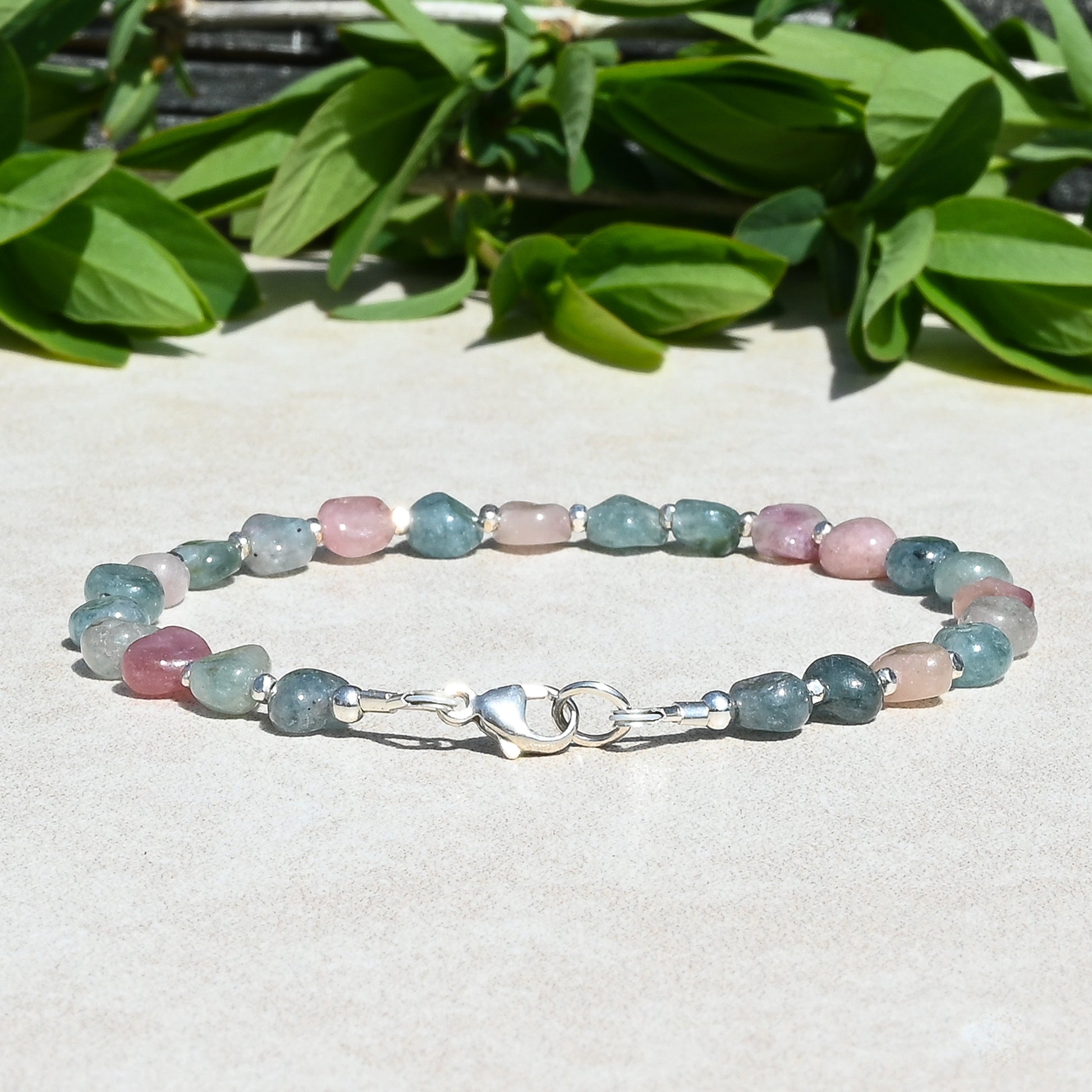 Paraiba Blue & Pink Tourmaline Bracelet