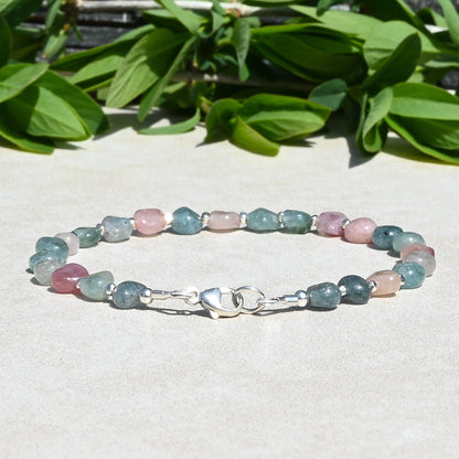 Paraiba Blue & Pink Tourmaline Bracelet