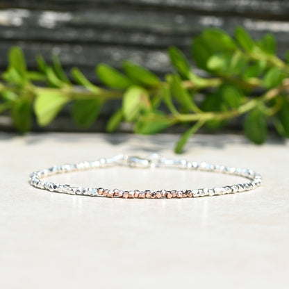 Karen Hill Tribe Silver & Rose Gold Vermeil Bracelet
