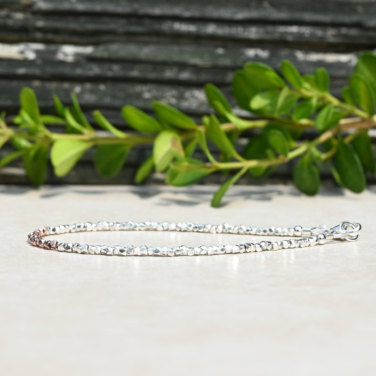 Karen Hill Tribe Silver & Rose Gold Vermeil Bracelet
