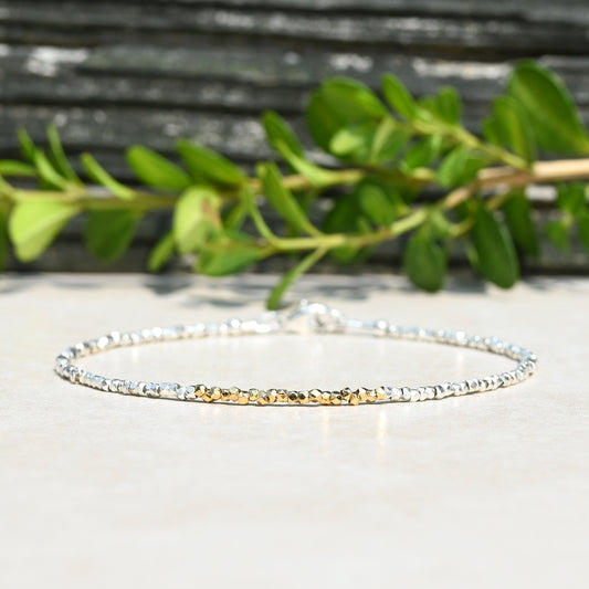Karen Hill Tribe Silver & Gold Vermeil Bracelet