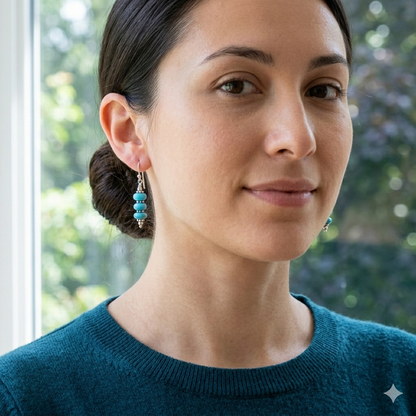 Kingman Turquoise Earrings