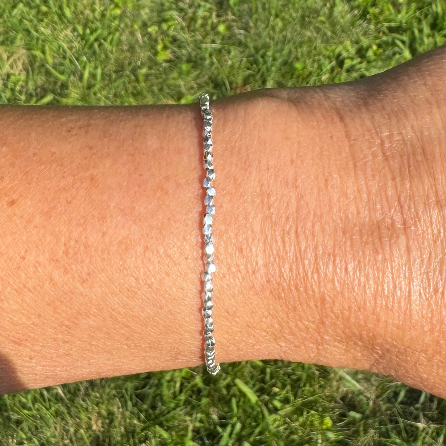 Karen Hill Tribe Silver Beaded Bracelet