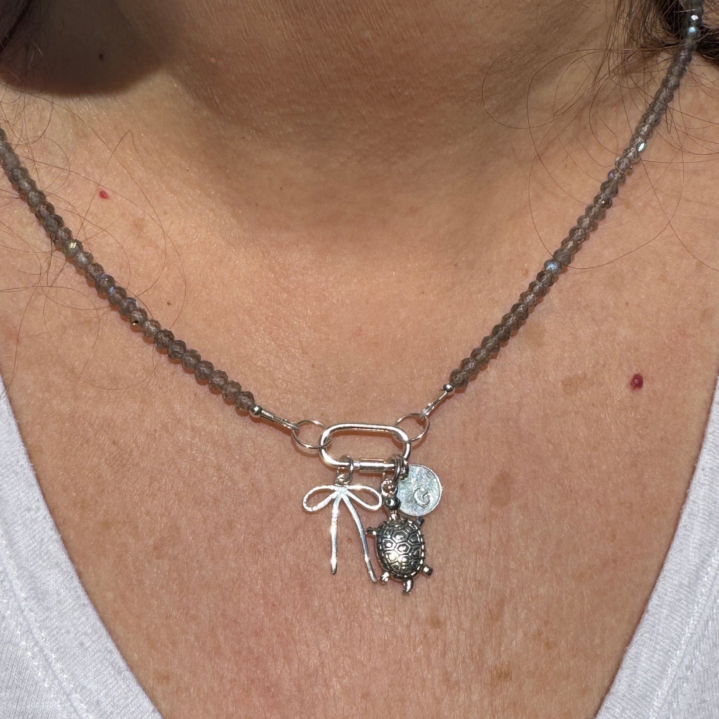 Custom listing for Clara Charm Necklace