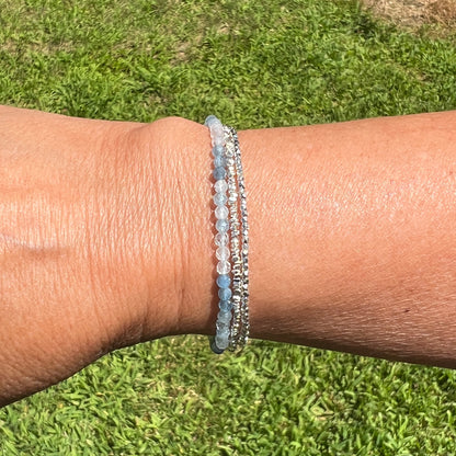 The Sky Trio Bracelet Stack