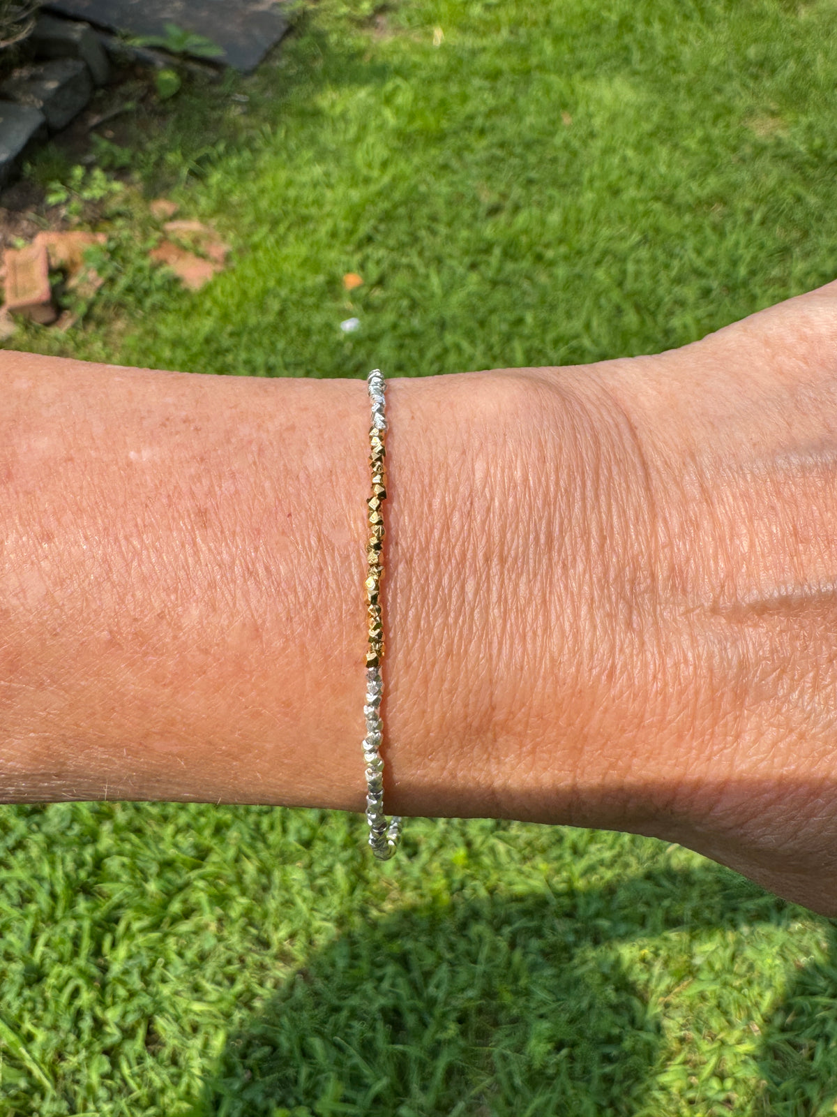 Karen Hill Tribe Silver & Gold Vermeil Bracelet