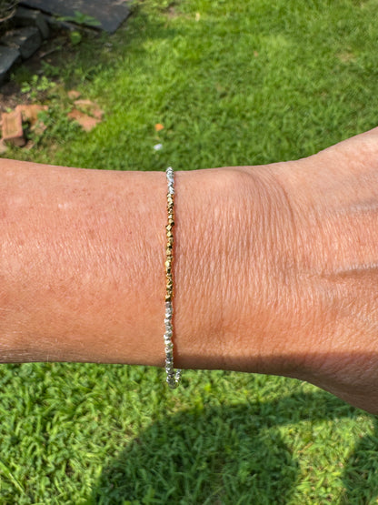 Karen Hill Tribe Silver & Gold Vermeil Bracelet