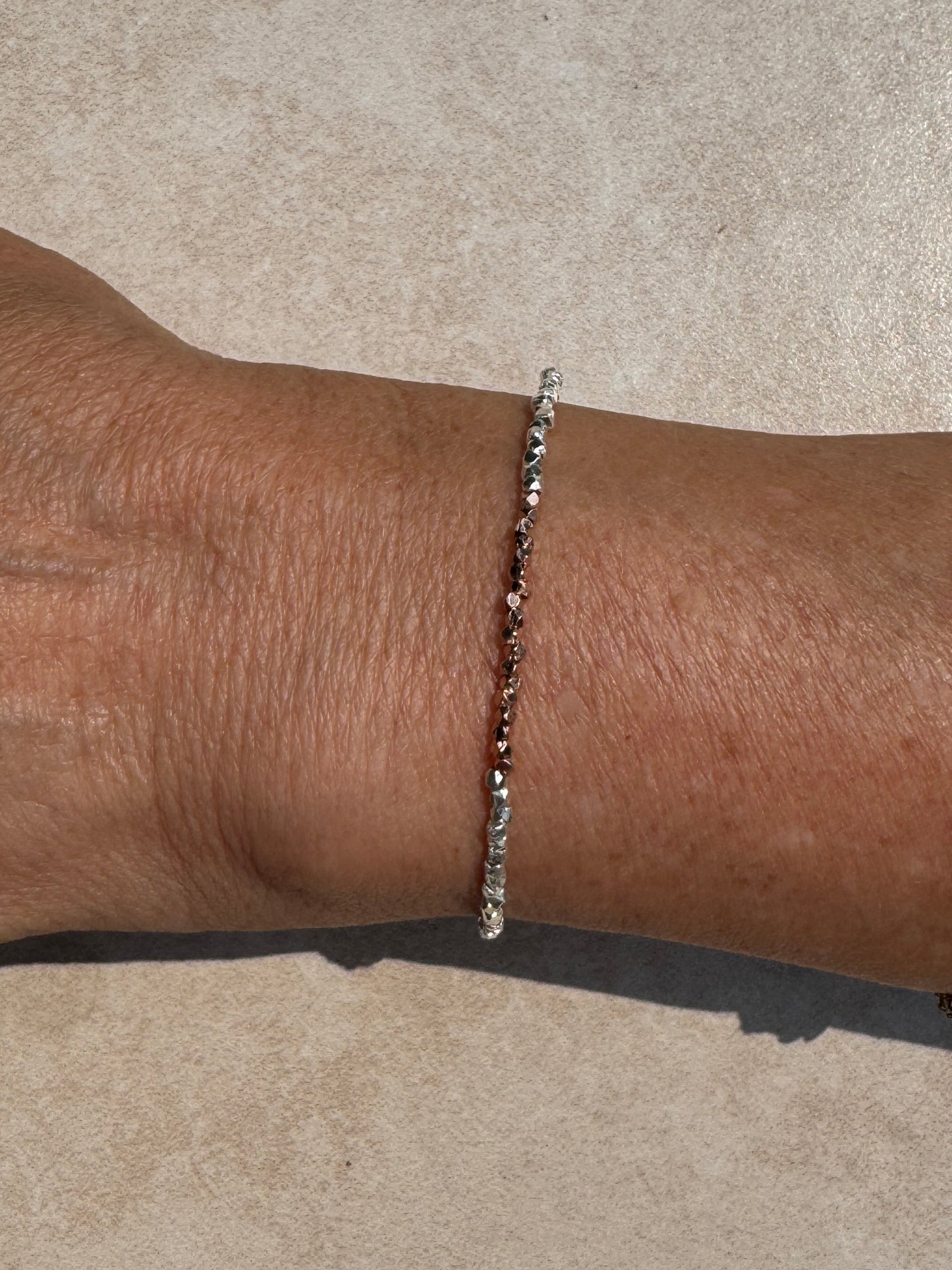 Karen Hill Tribe Silver & Rose Gold Vermeil Bracelet