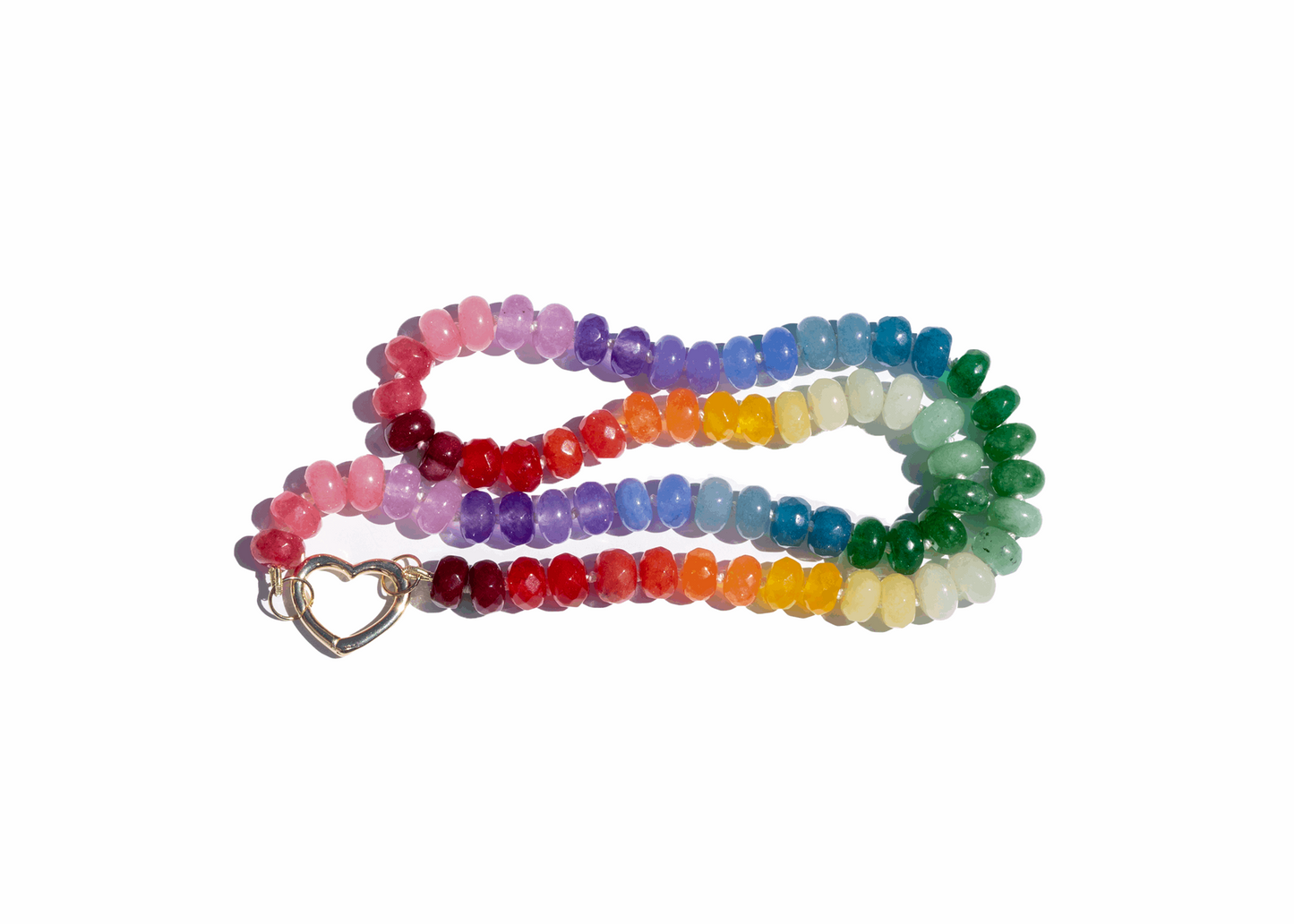 LGBTQ Rainbow Gemstone Necklace