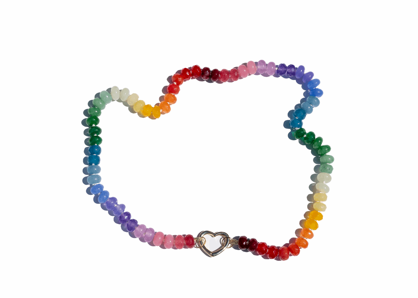 LGBTQ Rainbow Gemstone Necklace