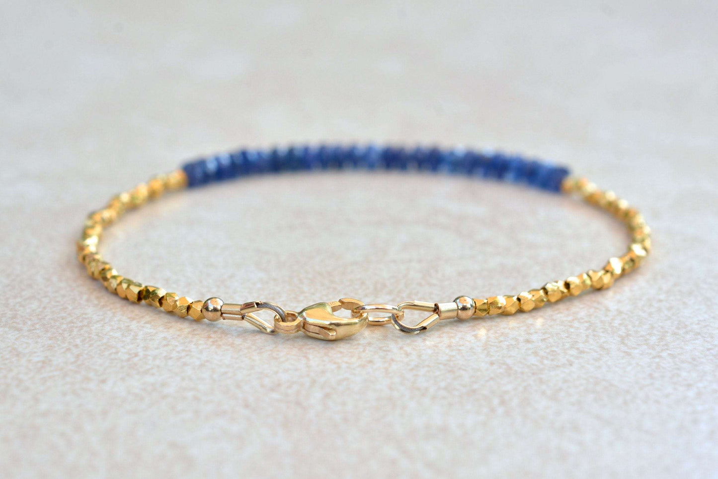 Sapphire Gemstone Bracelet | September Birthstone