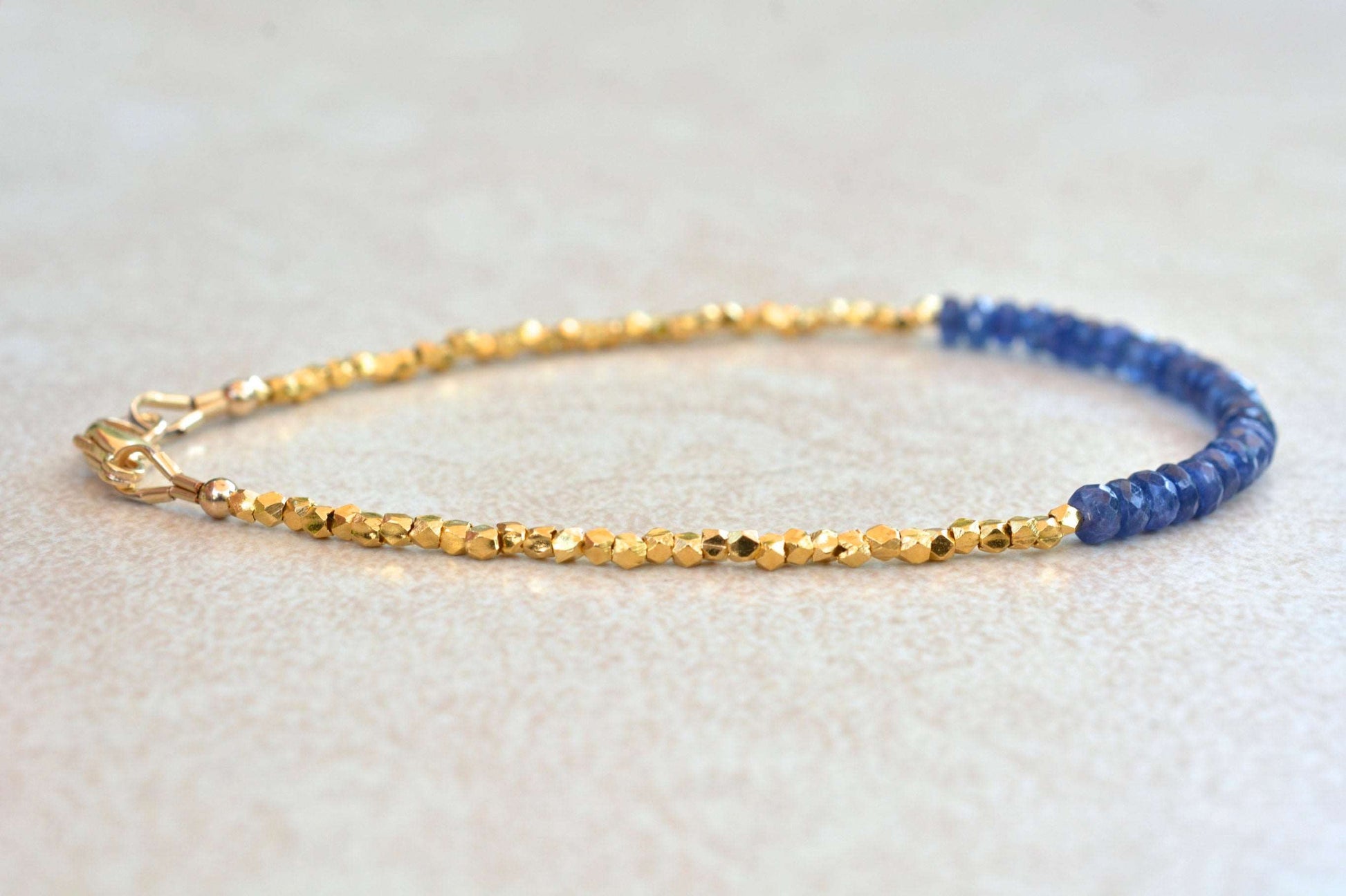 Sapphire Gemstone Bracelet | September Birthstone