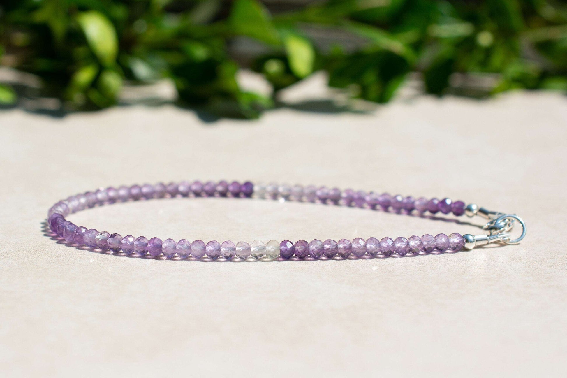 February Birthstone: Amethyst Ombre Bracelet