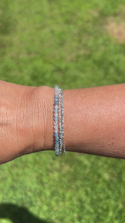 The Sky Trio Bracelet Stack