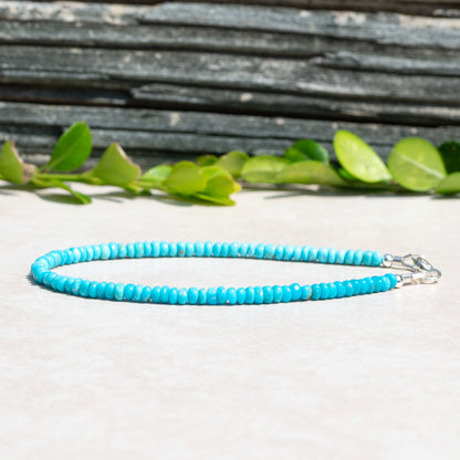 Sleeping Beauty Turquoise Gemstone Bracelet