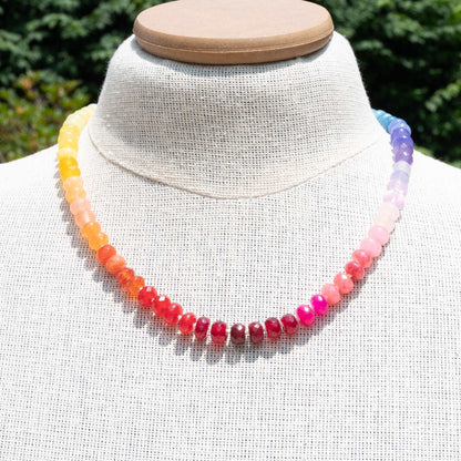 LGBTQ Hand Knotted Rainbow Necklace