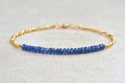 Sapphire Gemstone Bracelet | September Birthstone