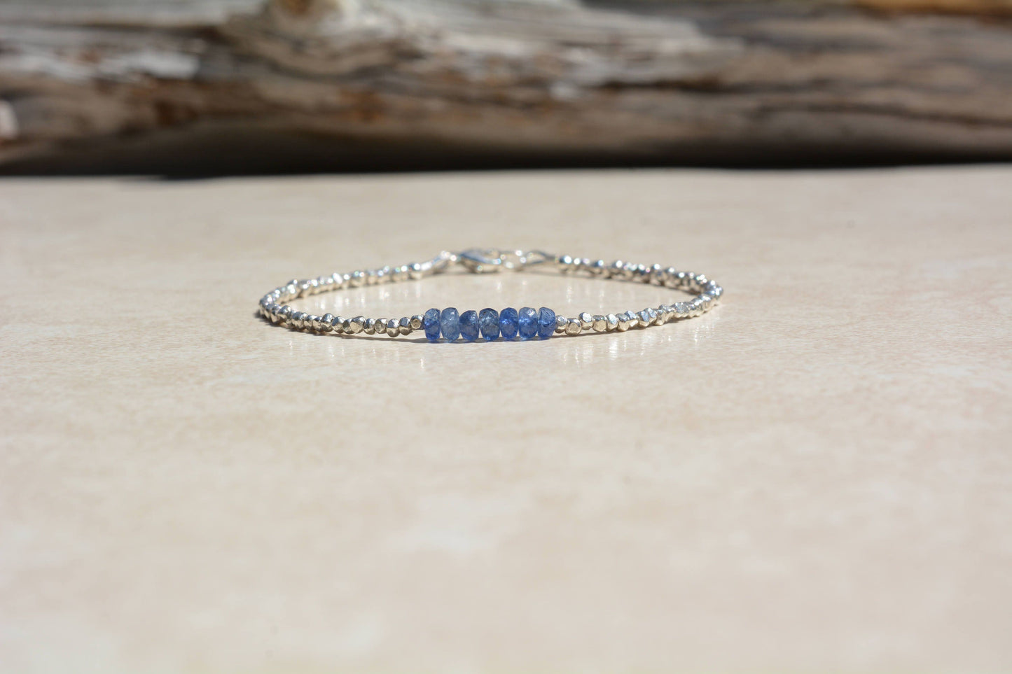 Blue Sapphire September Birthstone Bracelet