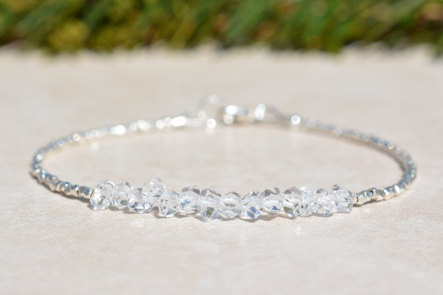 Herkimer Diamond Bracelet - Karen Hill Tribe Silver