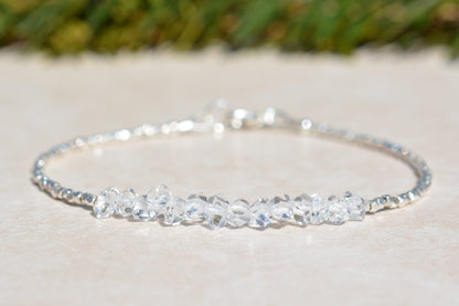 Herkimer Diamond Bracelet - Karen Hill Tribe Silver