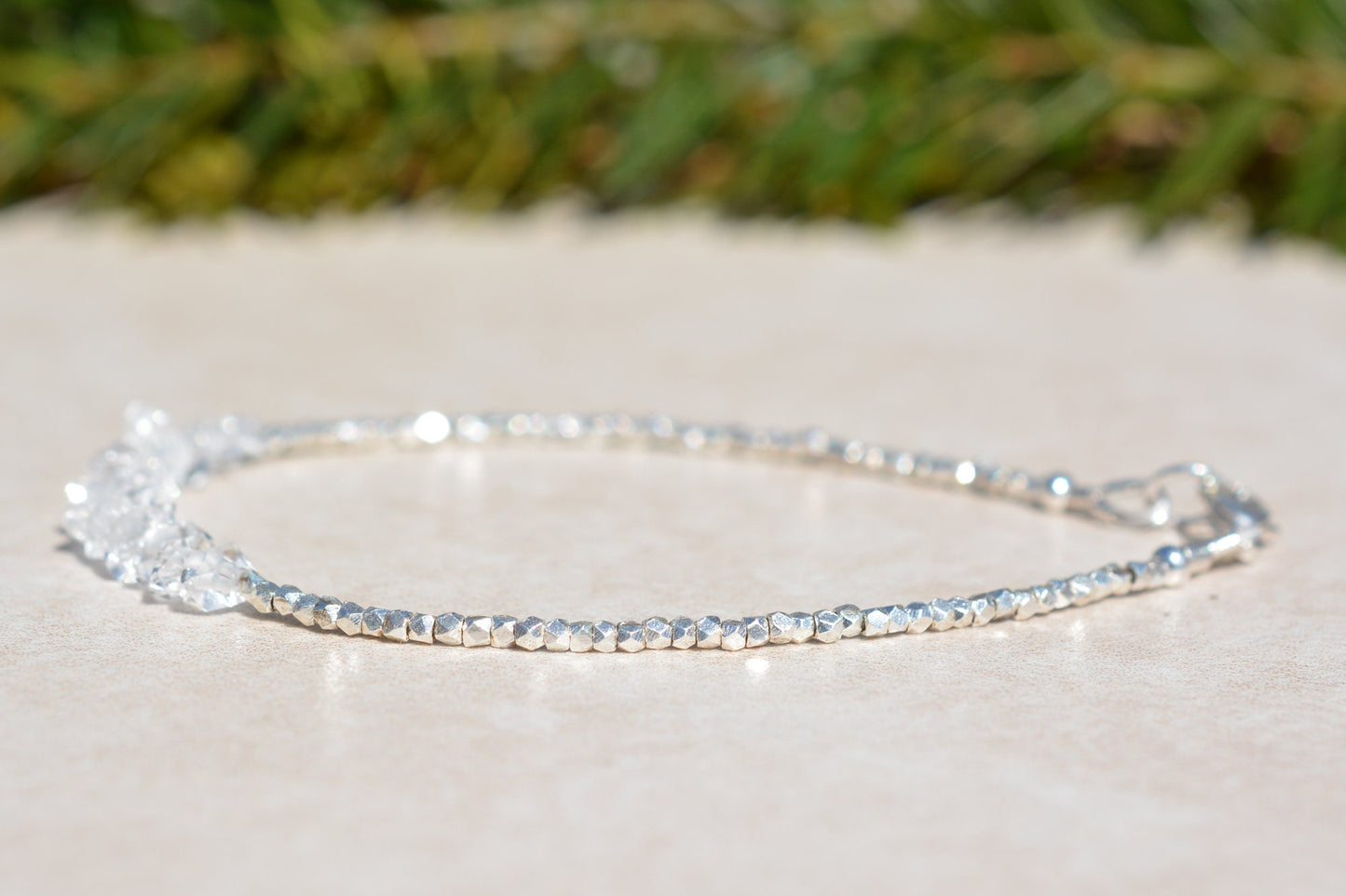 Herkimer Diamond Bracelet - Karen Hill Tribe Silver